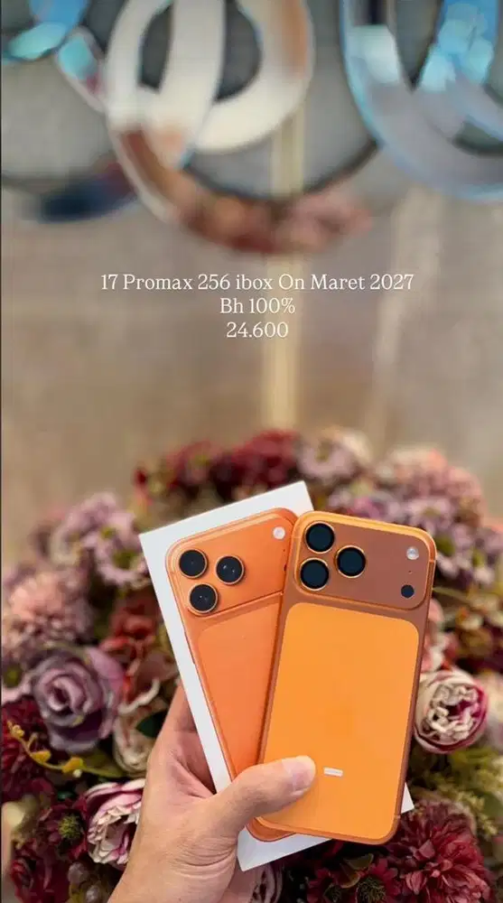 IPHONE 17 PROMAX 256GB IBOX GARANSI ON MARET 2027