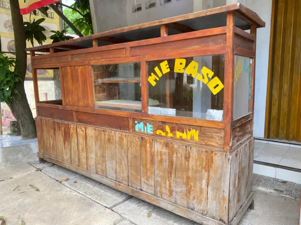 Gerobak baso dan mie ayam