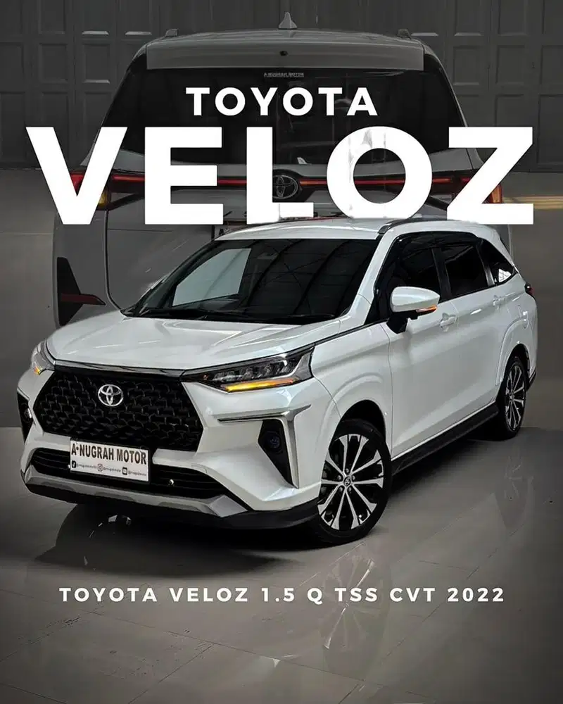 KILOMETER 20RIBUAN !! Toyota AVANZA VELOZ Q TSS MATIC 2022