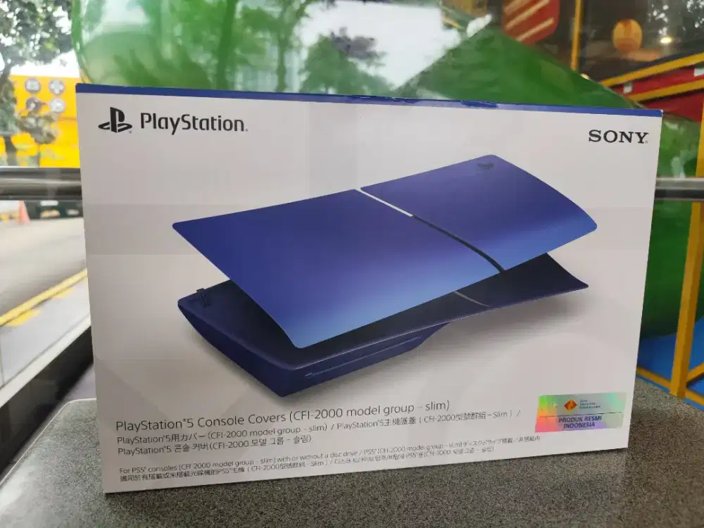 Sony Playstarion PS5 Slim Disc Cover Plate Cobalt Blue Original