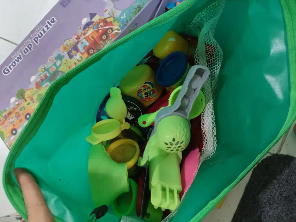Masak masakan, playdoh, dll