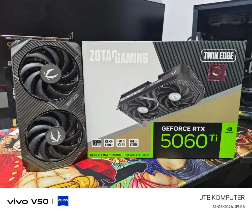 VGA ZOTAC RTX 5060 Ti 16GB - GARANSI ON 11/2028
