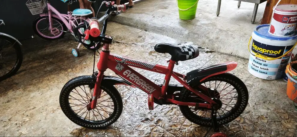Sepeda anak evergreen roda 3 dijual cepat murah