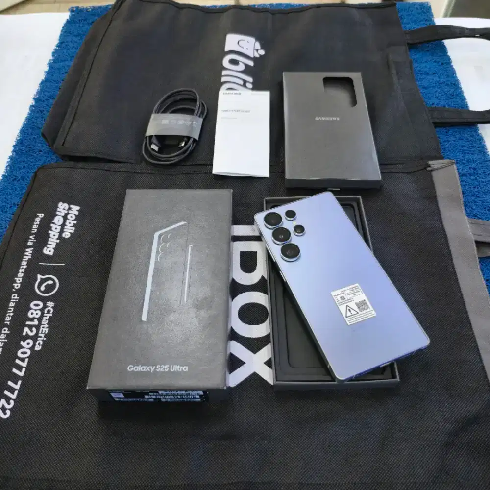 Samsung Galaxy S25 Ultra 12/256gb Minus tompel halus Grs resmi Sein