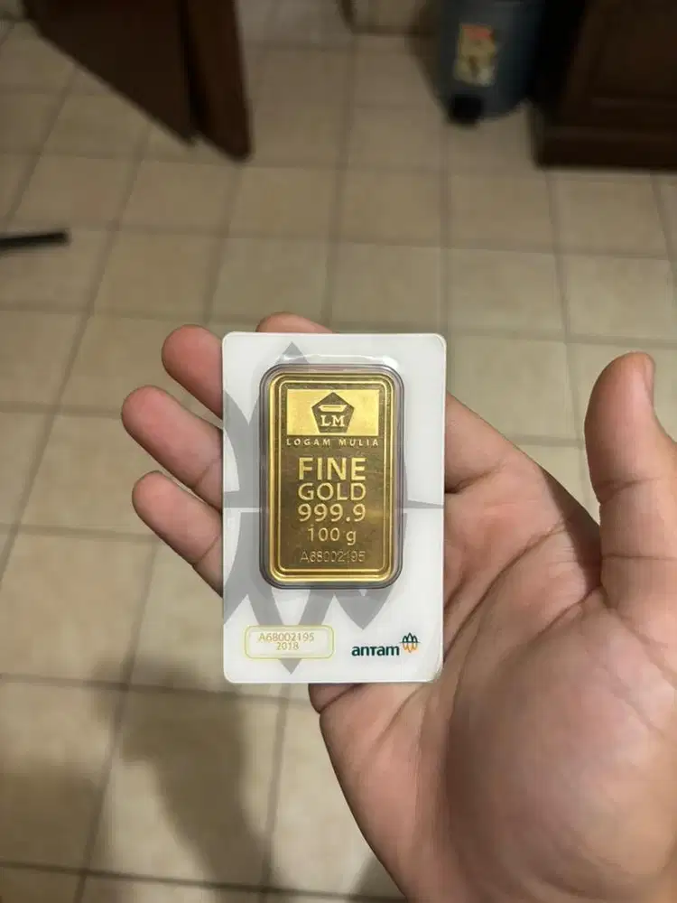 Logam Mulia Antam 100 Gram (tanpa surat) COD ONLY