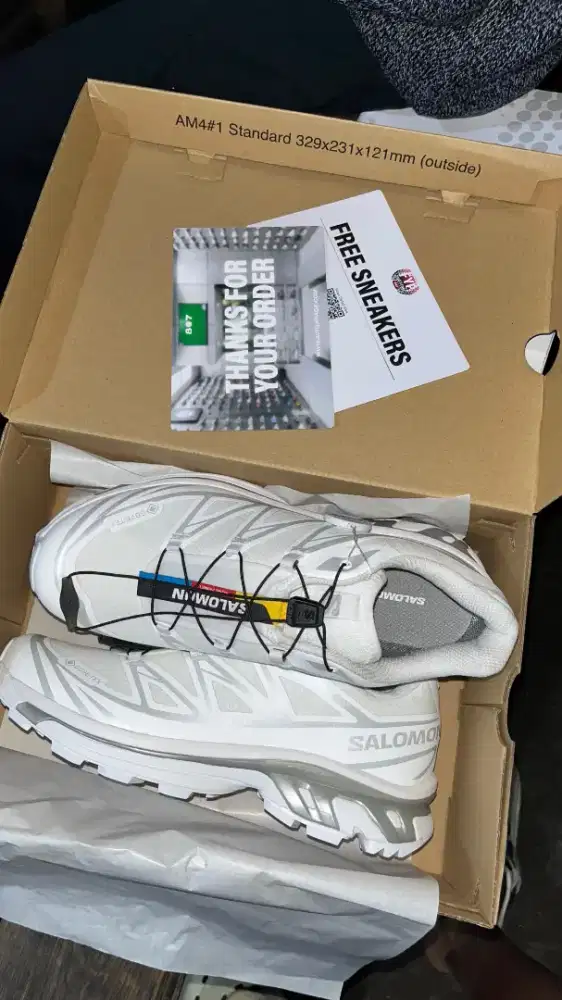 SALOMON XT 6 Goretex White Silver