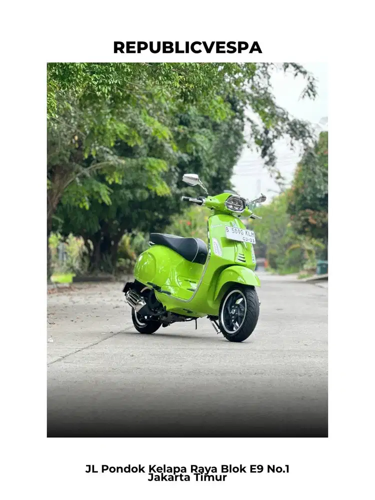 PIAGGIO VESPA SPRINT 150 FACELIFT NEW MODEL TH 2025 WARNA GREEN MAGNET