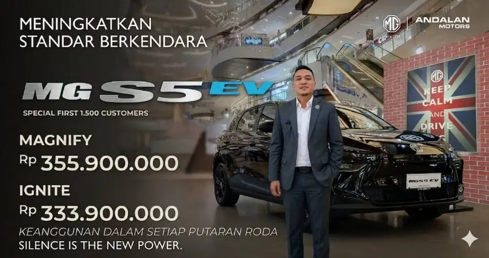 [DP 35 JUTA] PROMO MG S5 EV