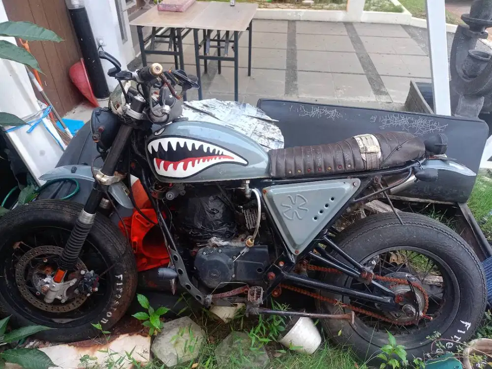 Honda GL pro 1997 , modifikasi street tracker