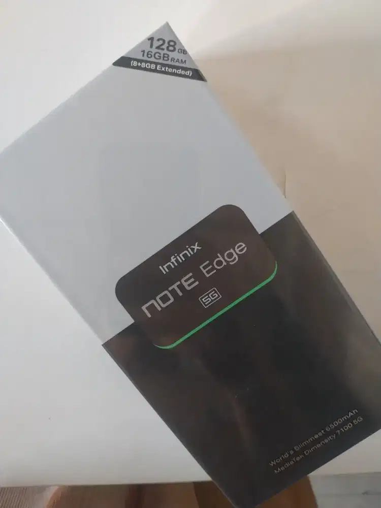 infinix note edge 5G 8/128 NEW RESMI