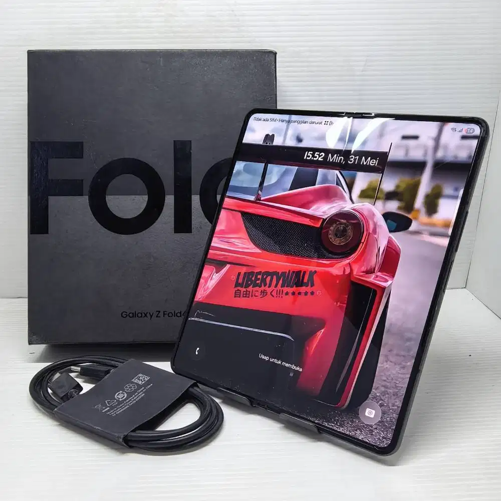HOT SALE! FULLSET SAMSUNG GALAXY Z FOLD 4 5G 12/256 BLACK SEIN