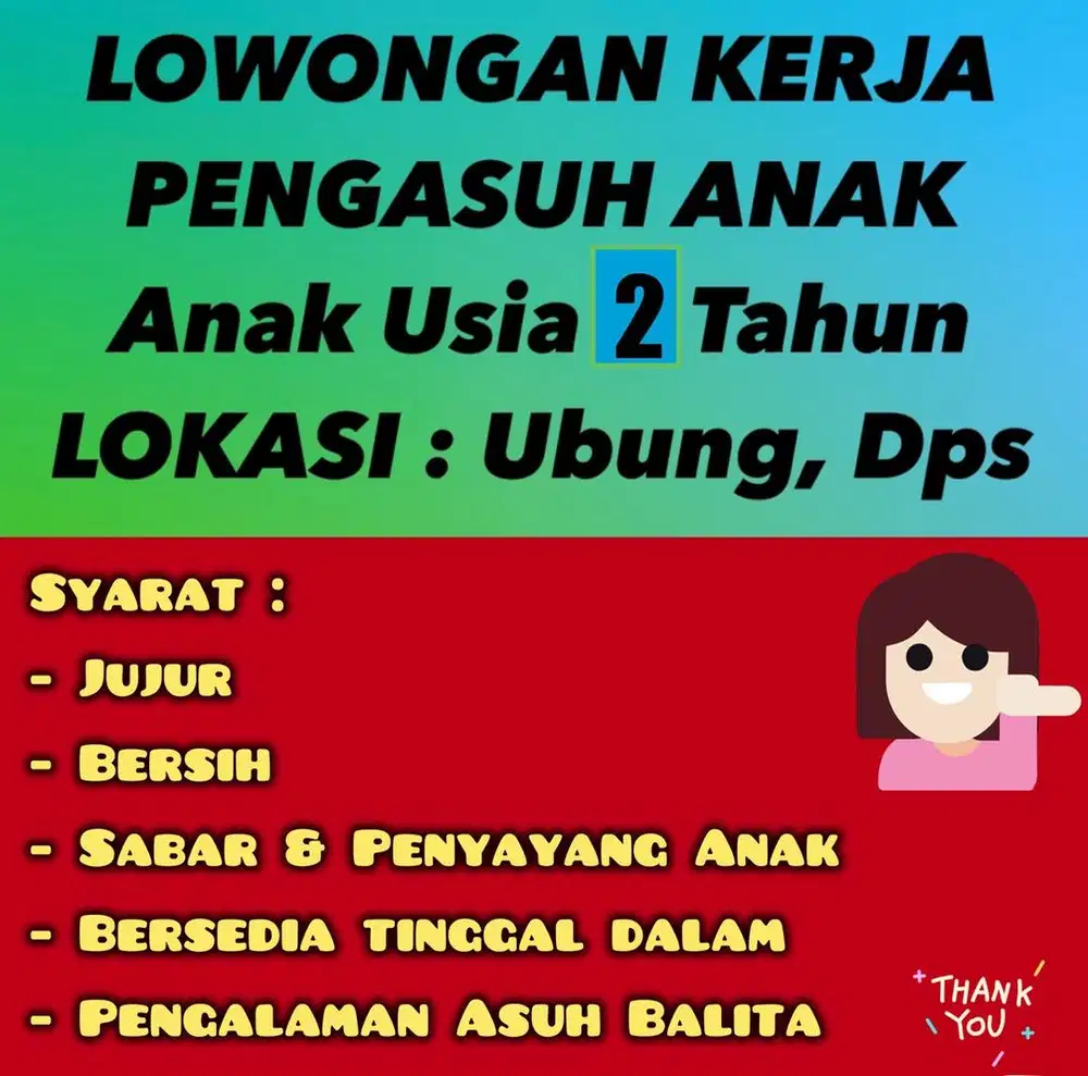 Lowongan Pengasuh Anak