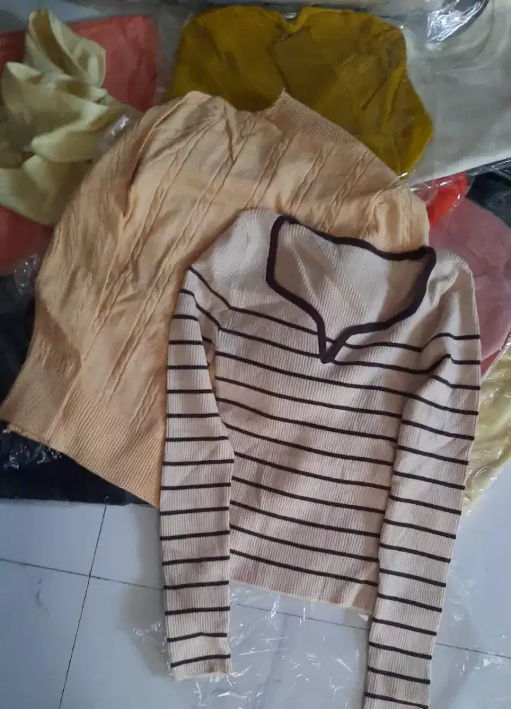 knit top jastipan dari china