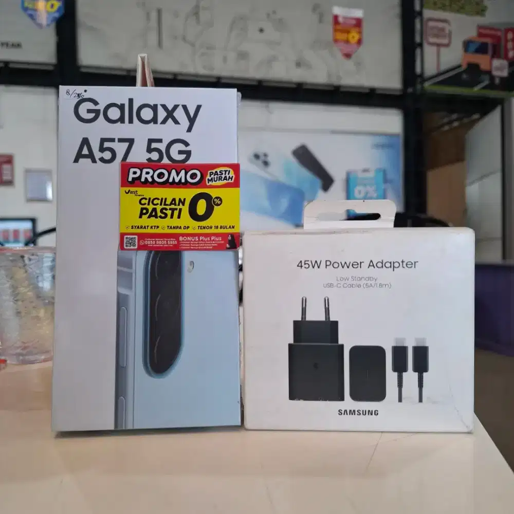SAMSUNG A57 5G 8/256 PROMO DISKON 300RB + FREE CHARGER