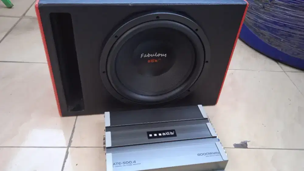 Paket Audio power & subwoofer
