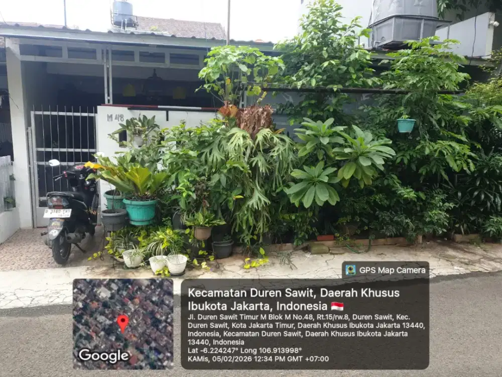 Rumah komplek PTB Duren Sawit