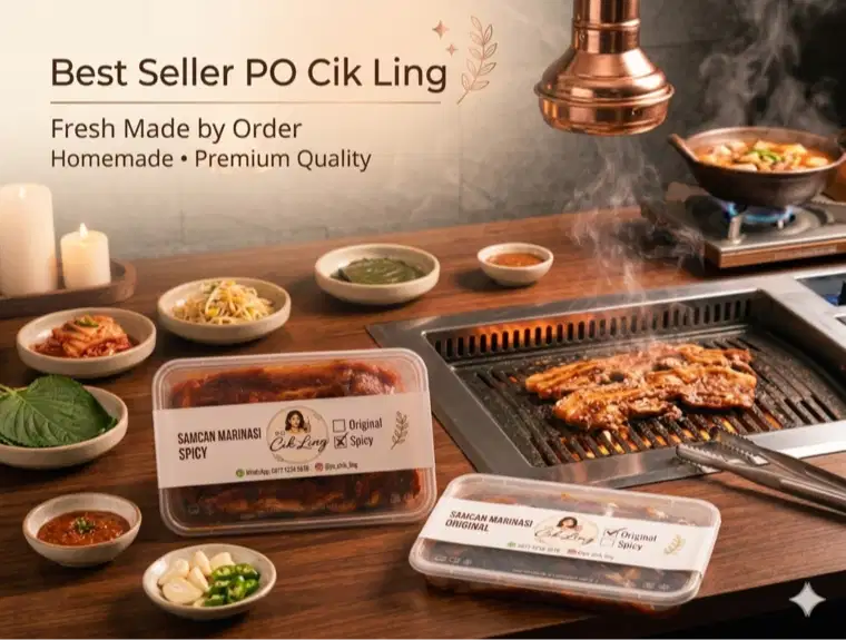 Samgyeopsal Pork Belly Marinasi Korean BBQ Fresh Made by Order