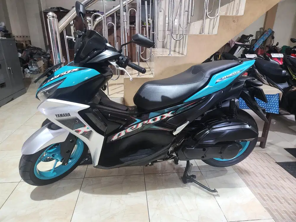 Aerox 155 connected hijau silver 2023 gbm