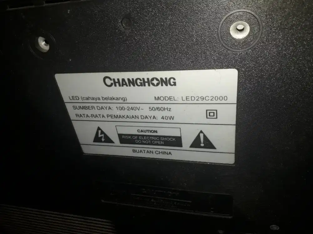 Changhong led tv 29 inch