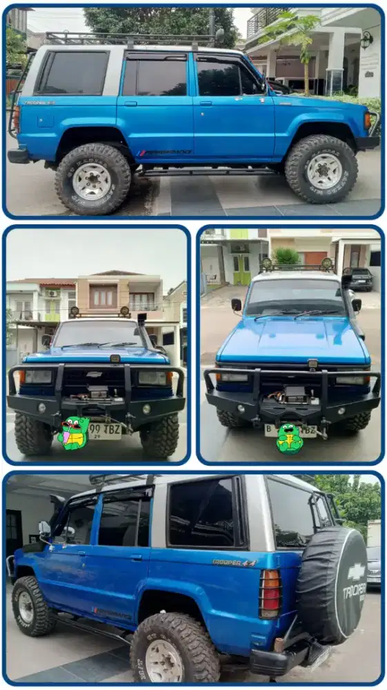 Jual Santai Chevrolet Trooper 92. Bensin LS 4WD 2300 cc. Rp. 75 Jt