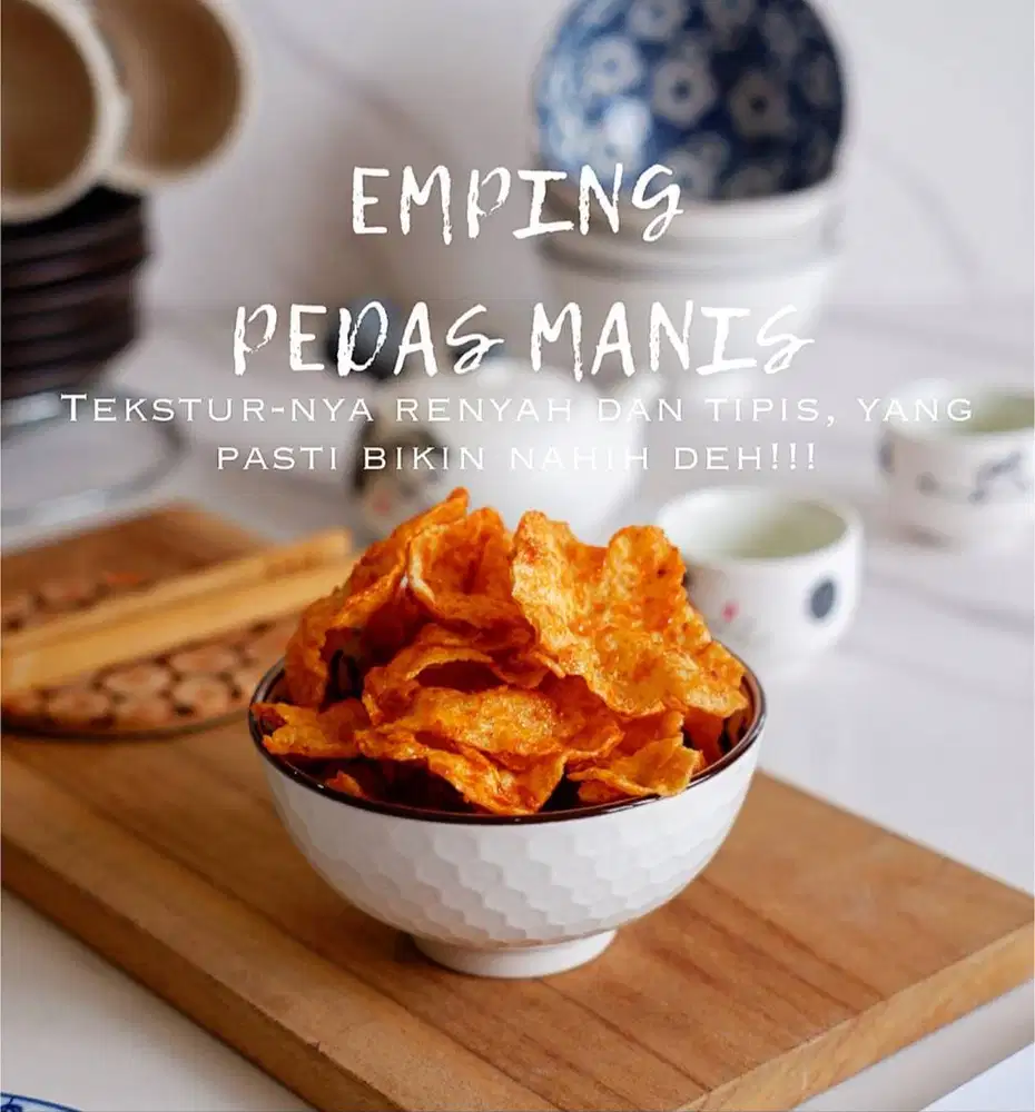 Emping Pedas Manis Tipis Kriuk 225gr | Homemade Crunchy Snack