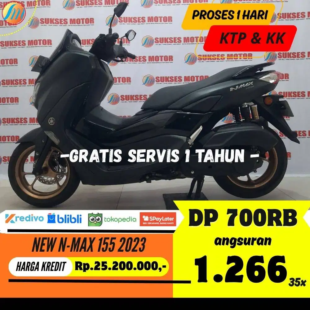 YAMAHA NEW NMAX 155 2023 KREDIT DP HANYA 700RB ANGSURAN TERJANGKAU