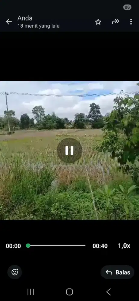 Jual tanah uk16x40 0 jalan raya di Jl.Gub Syarkawi