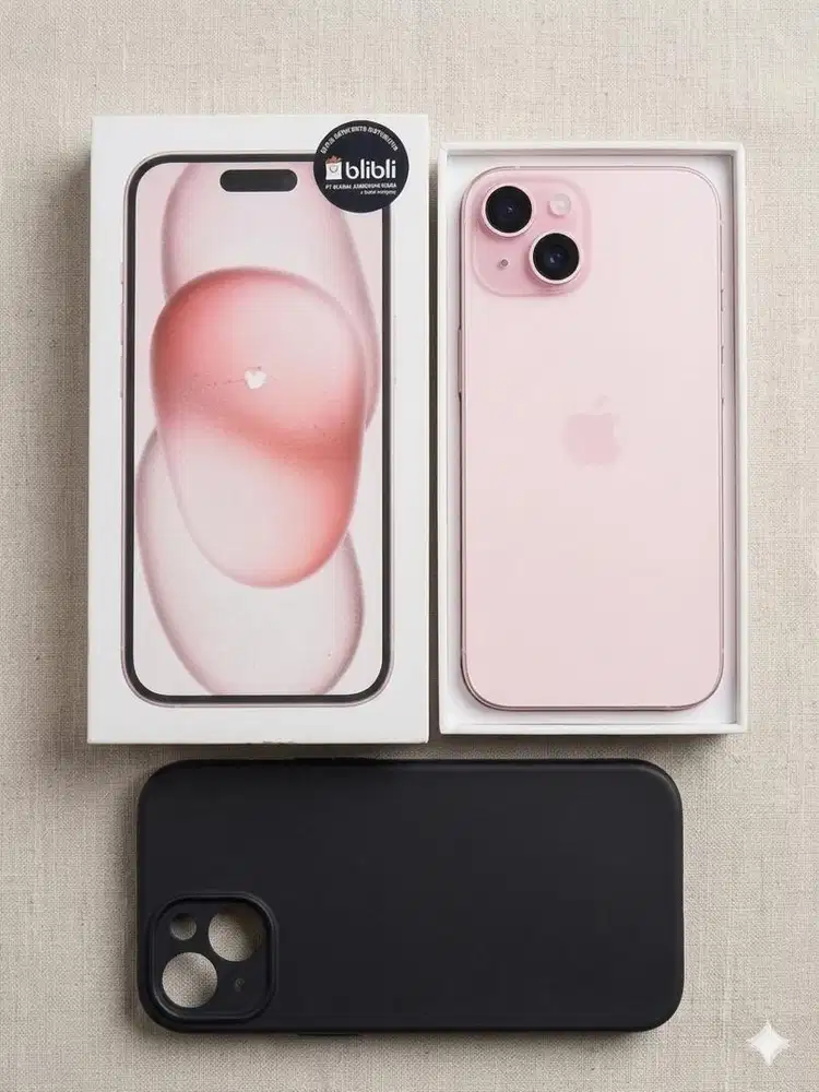 iPhone 15 128 GB Garansi ON Resmi GDN/Blibli (SA/A)