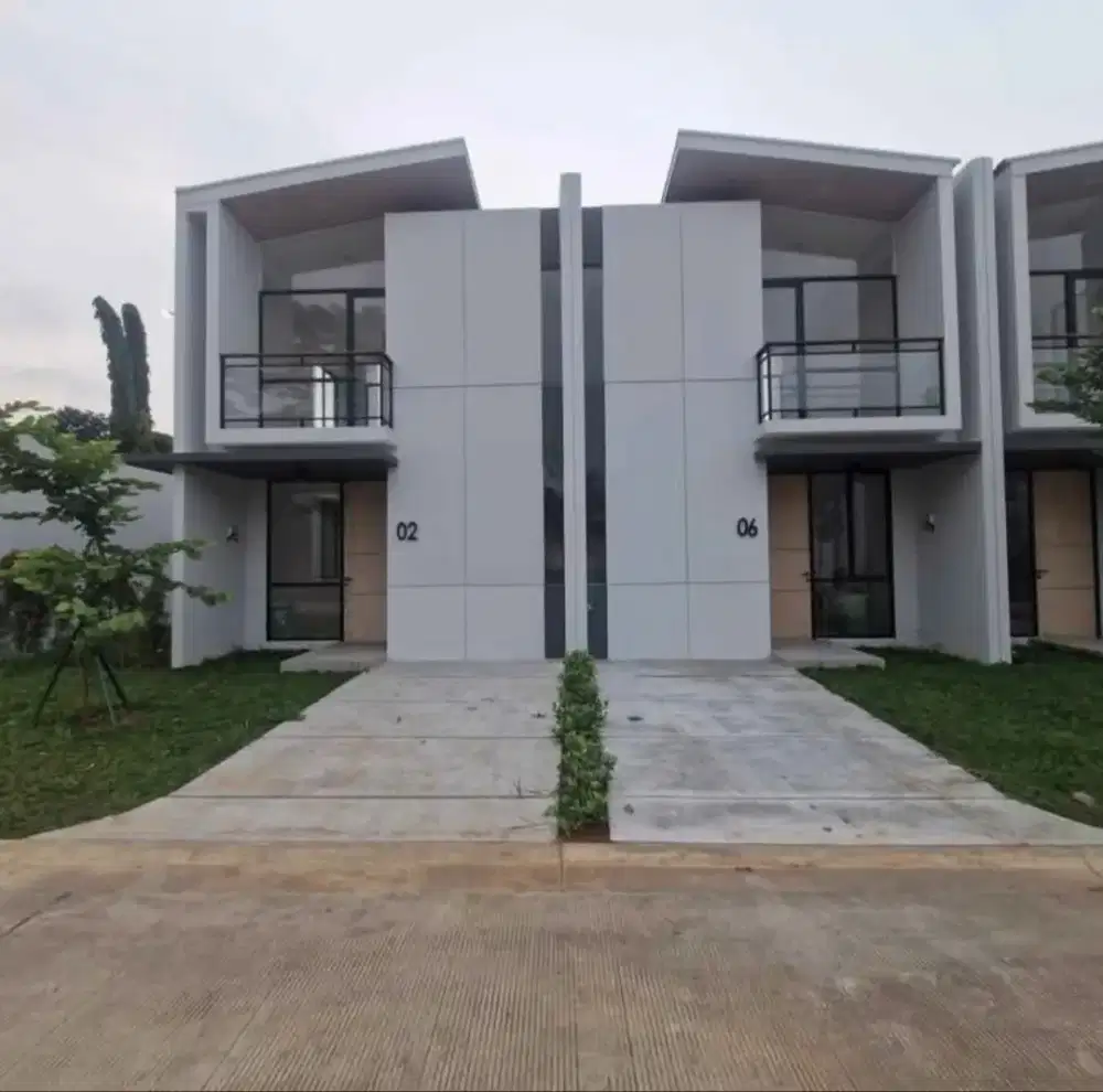 Rumah Siap Huni 3kamar tidur Surat SHM Free biaya KPR 2mnt pintu tol