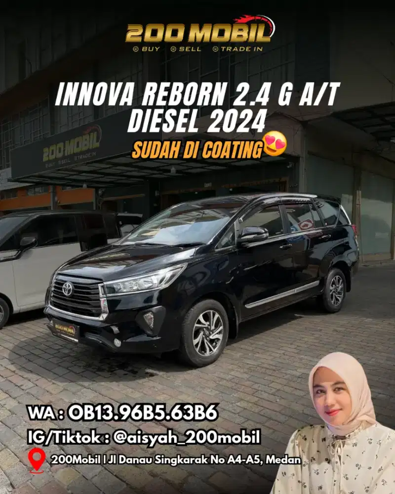 Toyota Innova Reborn 2.4 G A/T 2024 Diesel