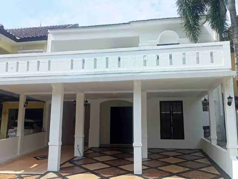dijual rumah 3 lantai baru selesai renovasi di legenda wisata cibubur
