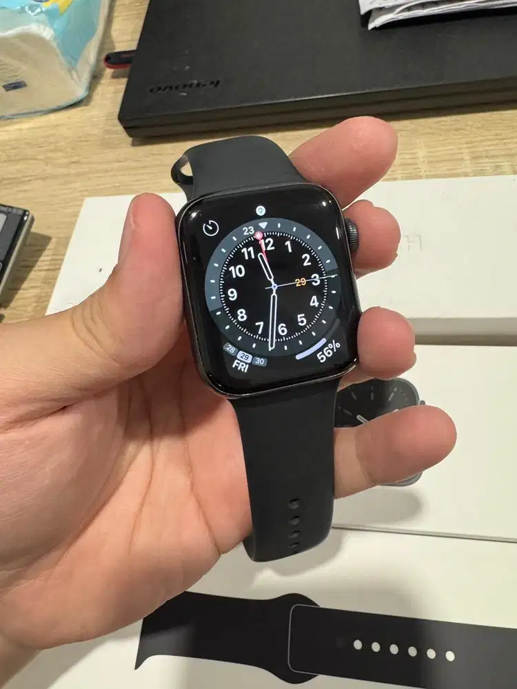 Apple Watch series 6 44mm Space Gray Black Resmi