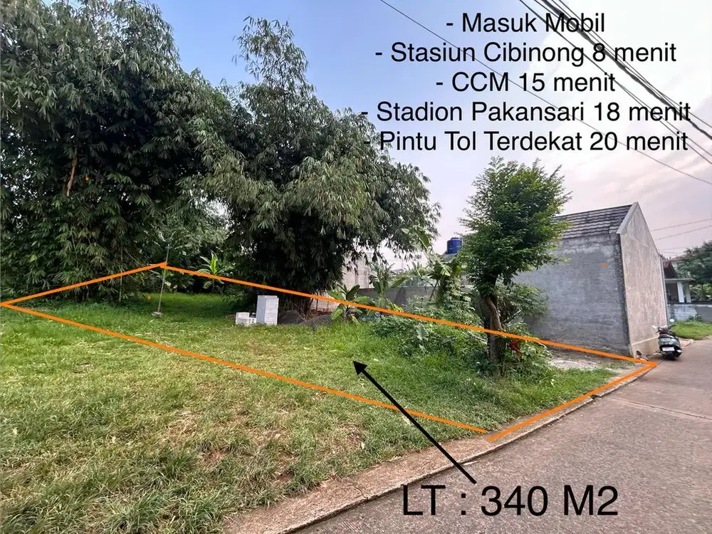 Tanah kosong siap bangun