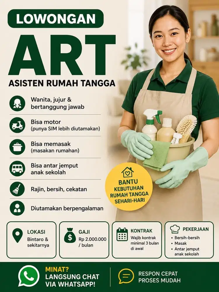 DICARI SEGERA ART MENGINAP – Bintaro