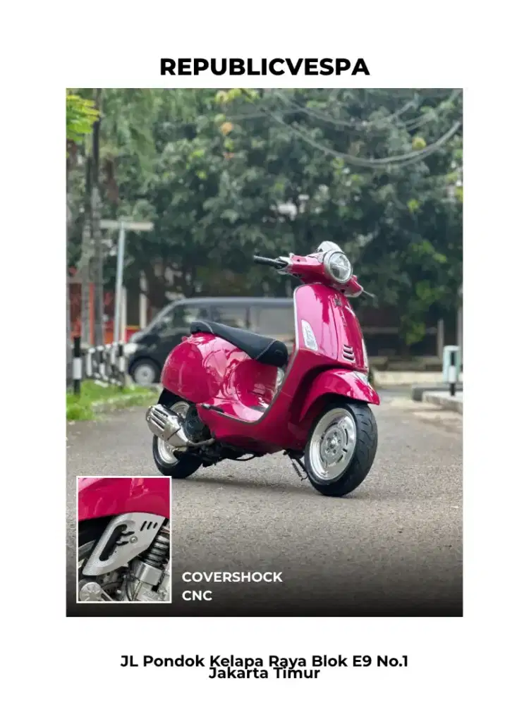JUAL VESPA PRIMAVERA 150 IGET ABS LED THN 2019 MODIF