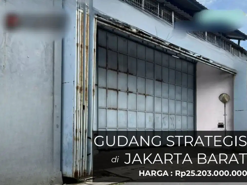 A112 Jual Gudang Lelang di Cengkareng Kamal Dekat Sedayu Square