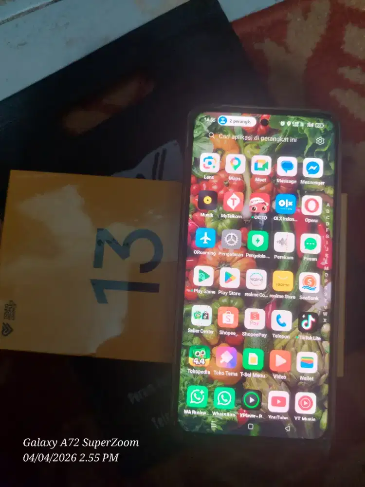 REALME 13 SECOND ORIGINAL like new 8/256