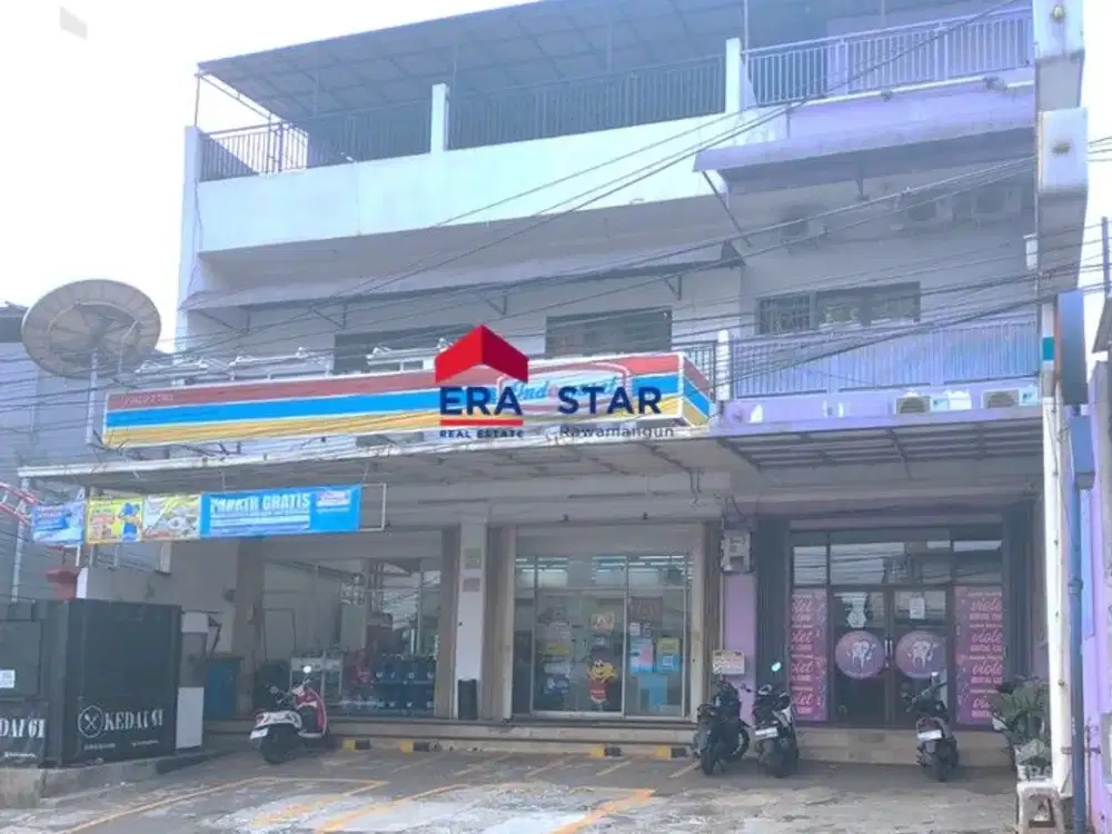 Ruko Produktif Mini Market, luas dan murah di jalan utama Taman Mini Jaktim