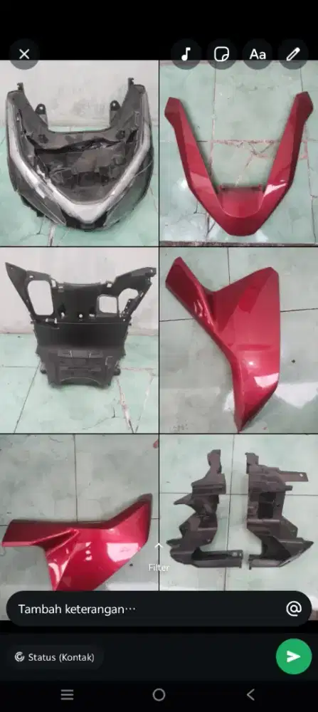 Dijual cepat copotan lampu depan Pcx 160, 200rb ambil semua