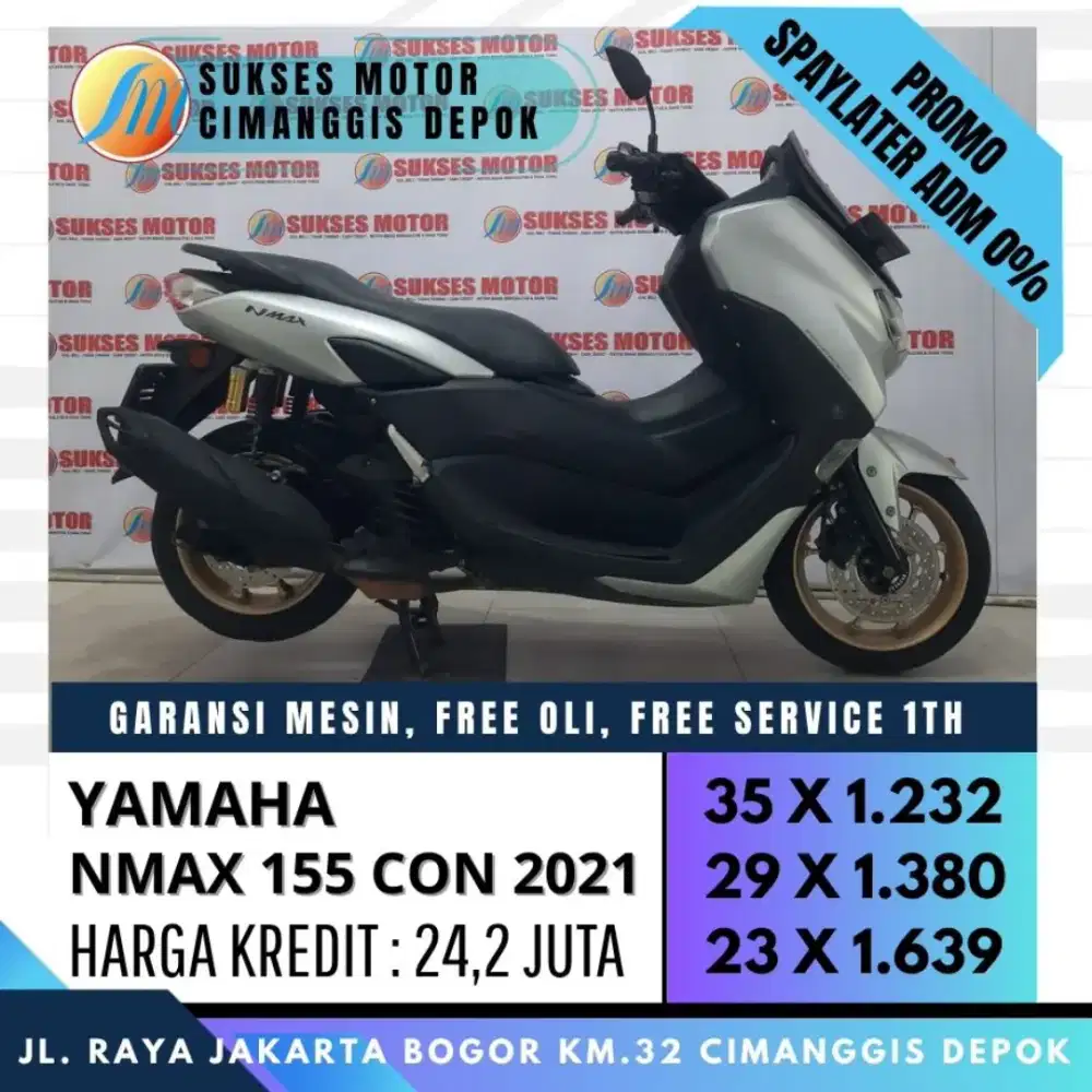NEW NMAX 155 CON 2021 UNIT MULUS BERGARANSI [SUKSES MOTOR]