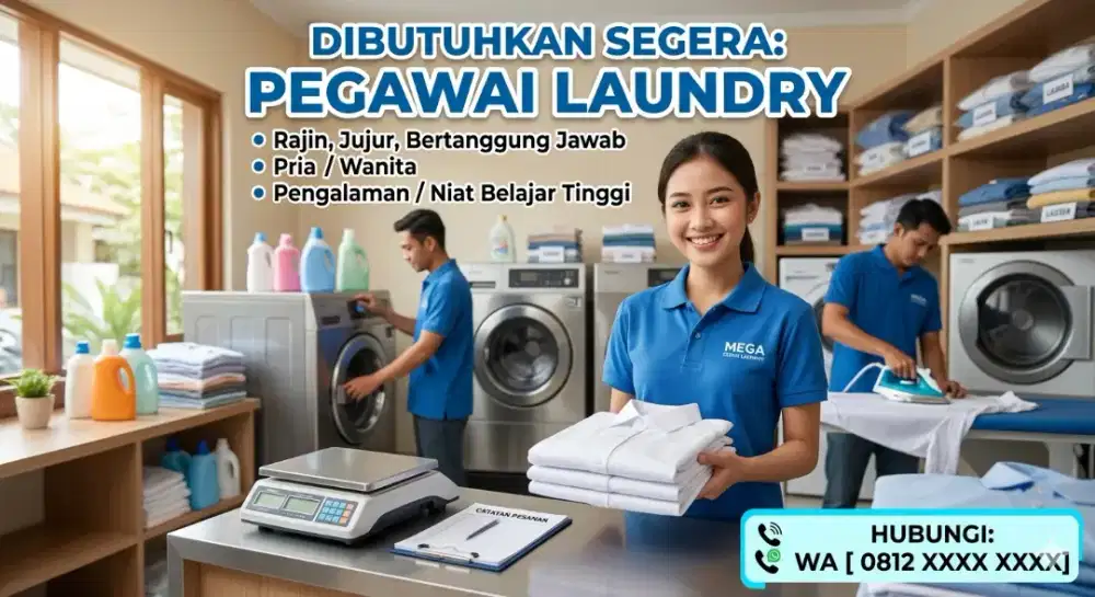 Lowongan Kerja Pegawai Laundry