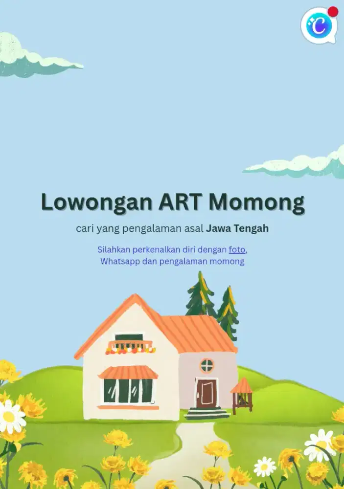 Lowongan ART Momong Majikan Langsung Jakarta