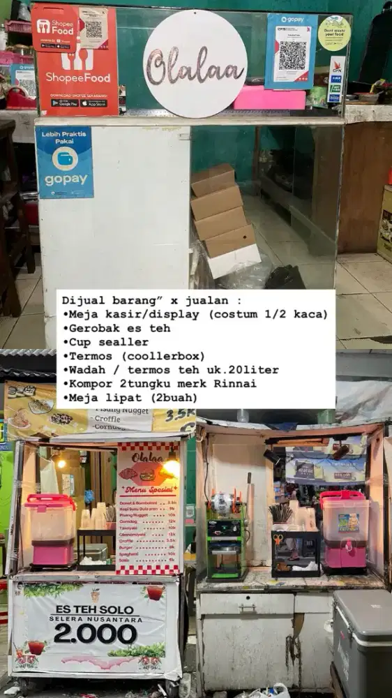 TAKE Over Take ALL Usaha Es Teh dan perlengkapan lainnya