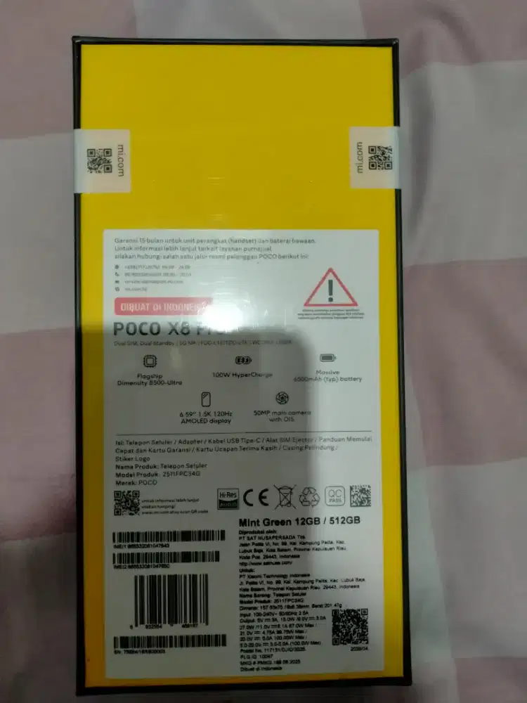 Poco x8 pro 12/512gb