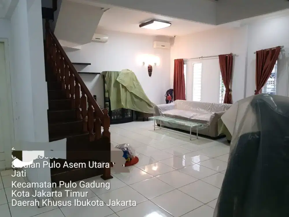 Sewa Rumah Bagus 2 Lt Siap Huni
Pulo Asem Utara Jakarta Timur