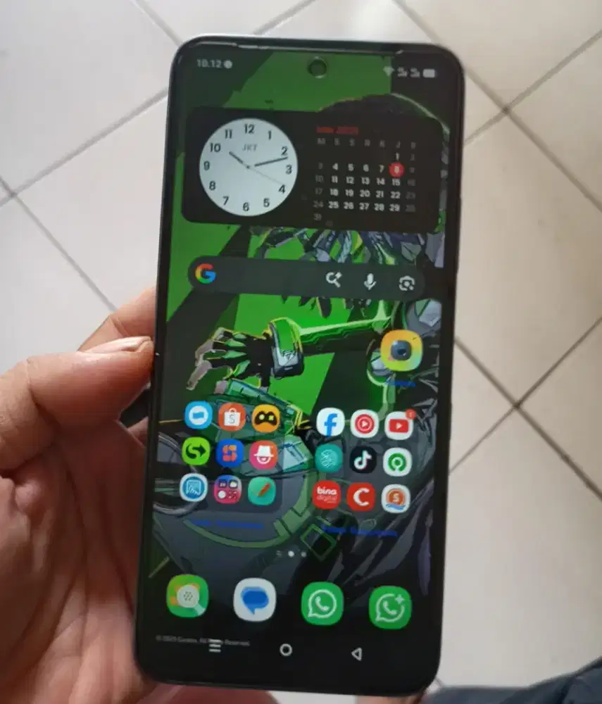 Infinix hot 60i RAM 6 128 fulset