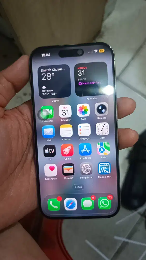 Di jual iphone 15 pro 128