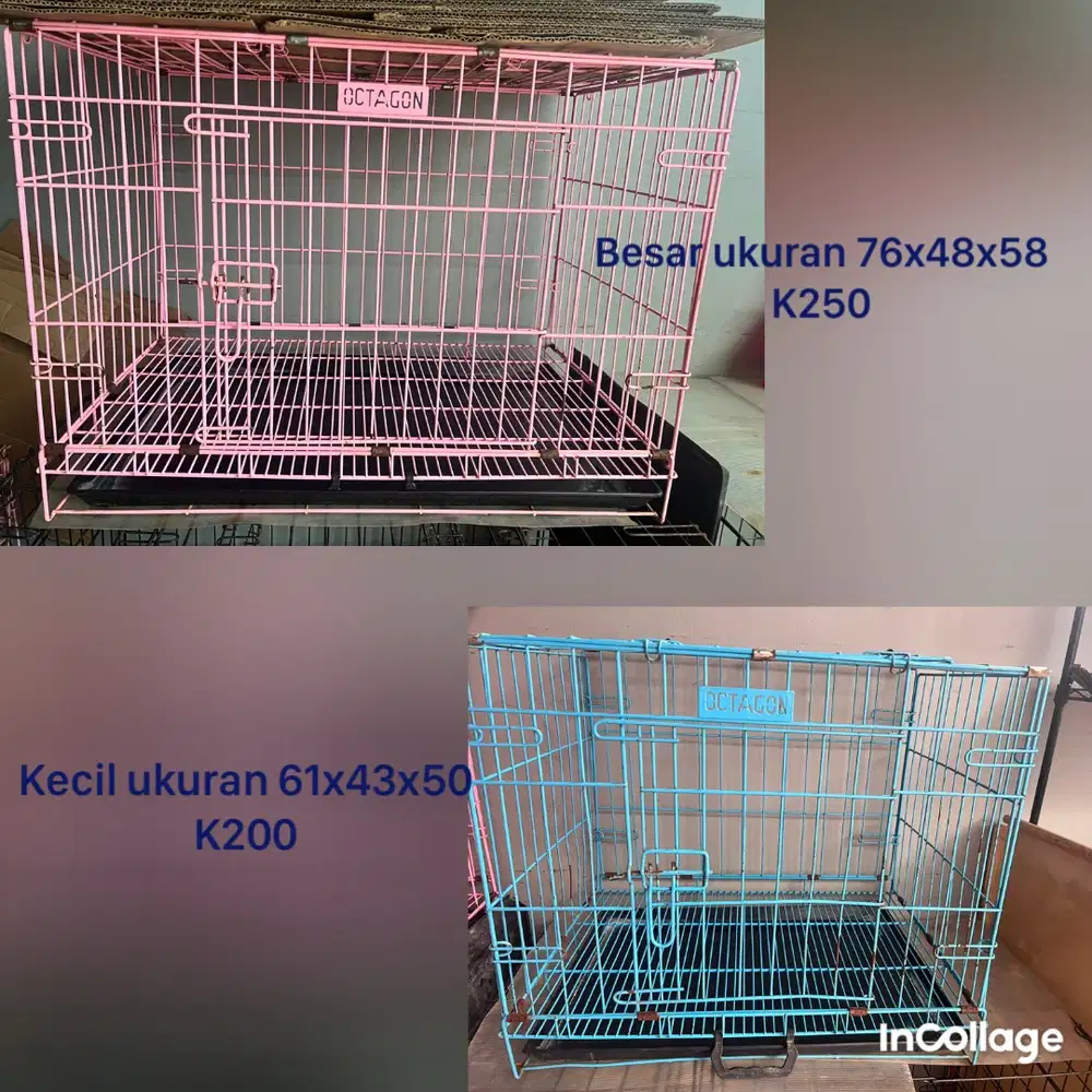 Jual kandang bekas anjing Octagon