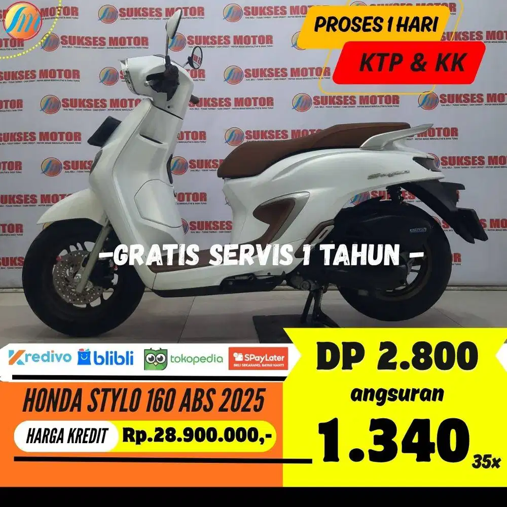 KREDIT MURAH HONDA STYLO 160 ABS 2025 ANGSURAN SANGAT TERJANGKAU