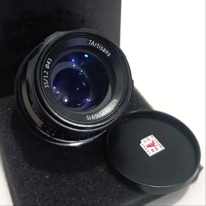 Lensa 7Artisans 35mm F1.2 Sony E Mount Manual Focus Mulus Like New